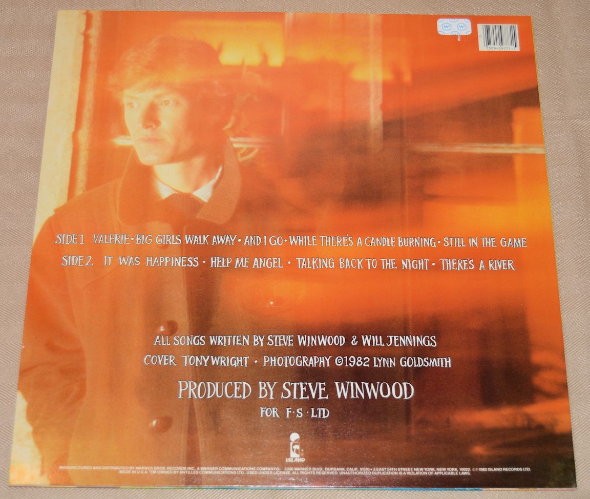 Winwood, Steve - Talking Back To The Night