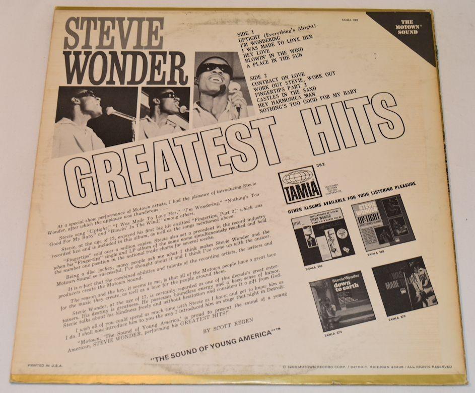 Wonder, Stevie - Greatest Hits