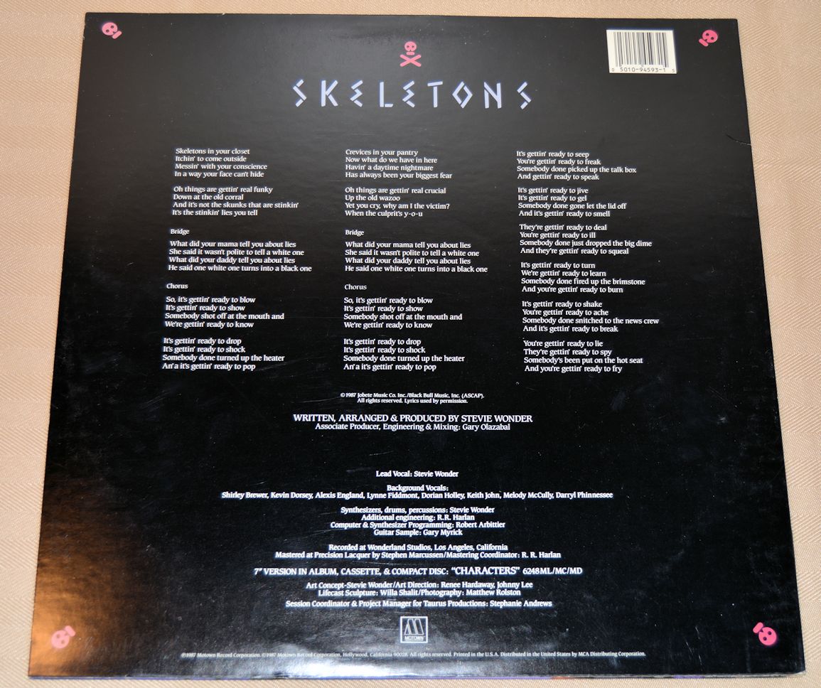 Wonder, Stevie - Skeletons