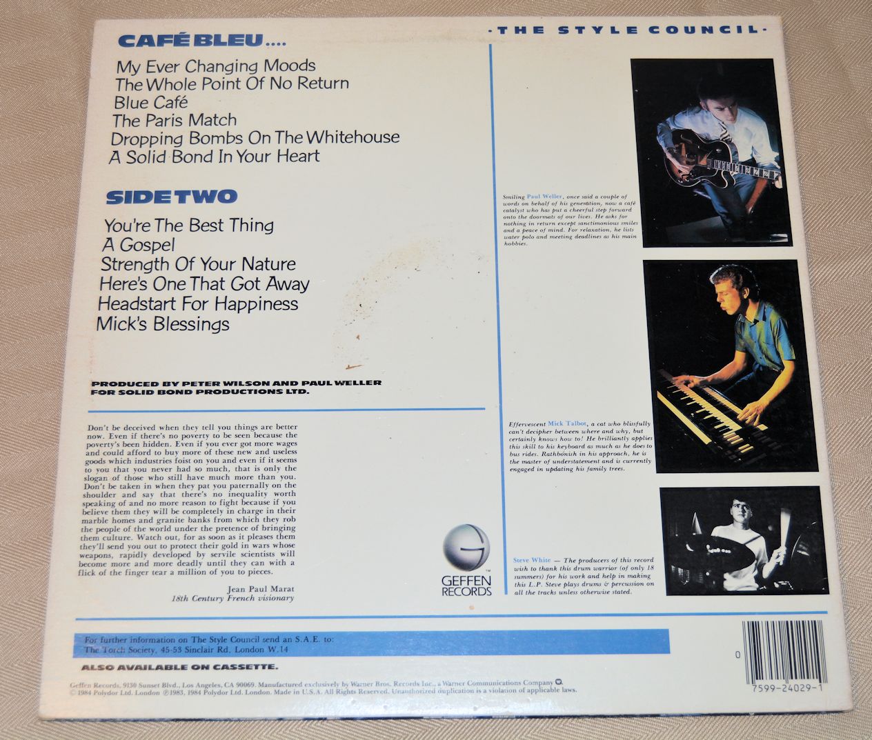 Style Council, The - My Ever Changing Moods