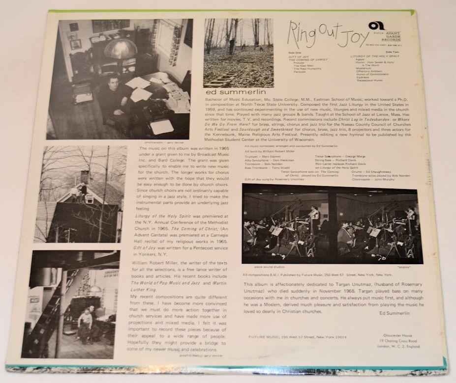 Summerlin, Ed - Ring Out Joy