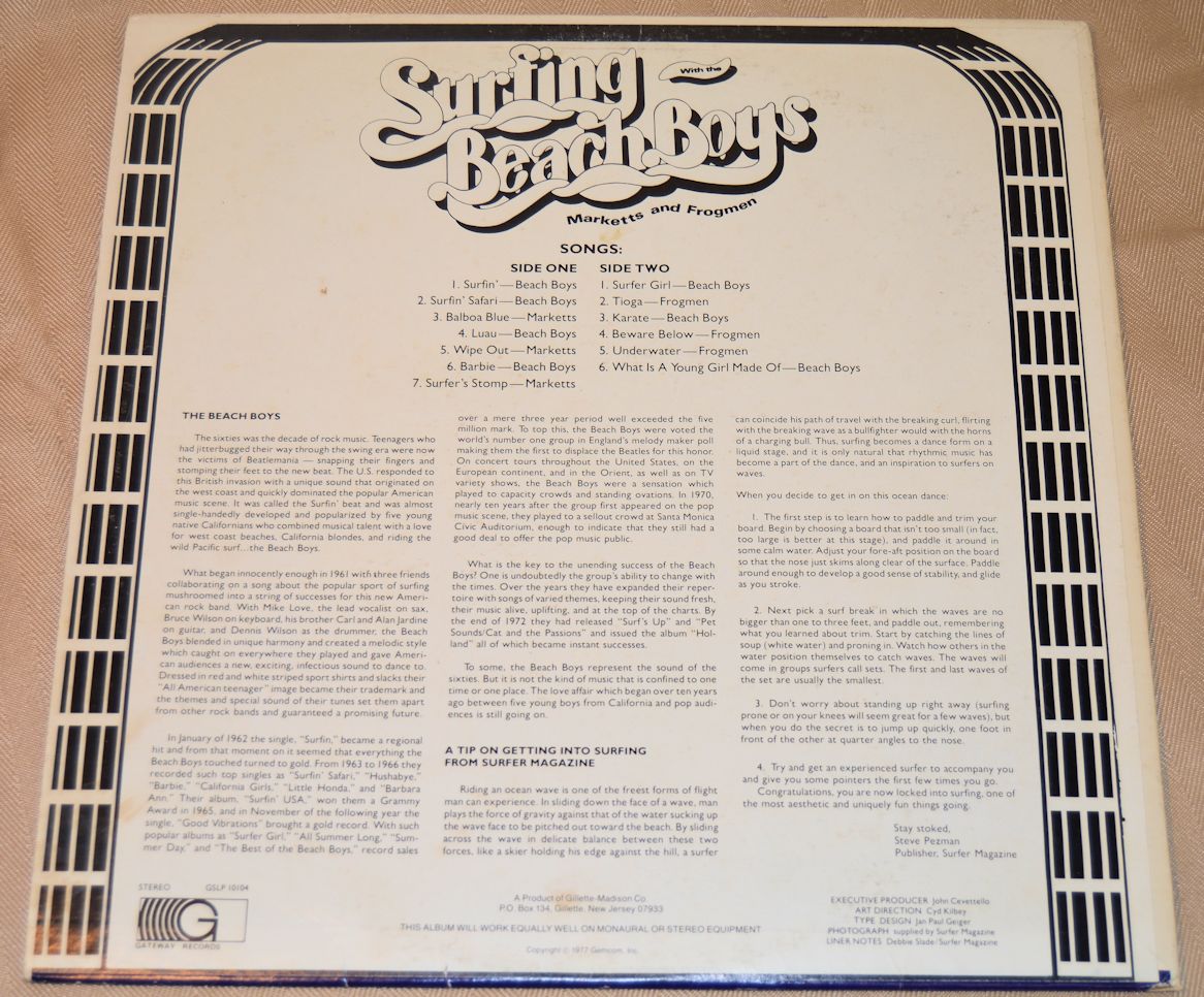 Various - Surfing With The Beach Boys