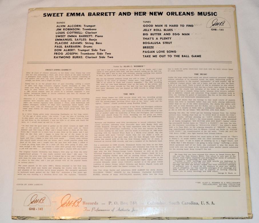 Barrett, Emma - & Her New Orleans Music