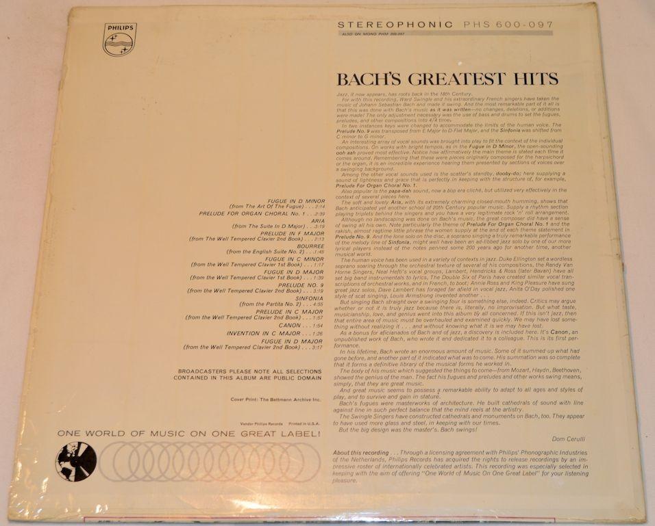 Swingle Singers - Bach's Greatest