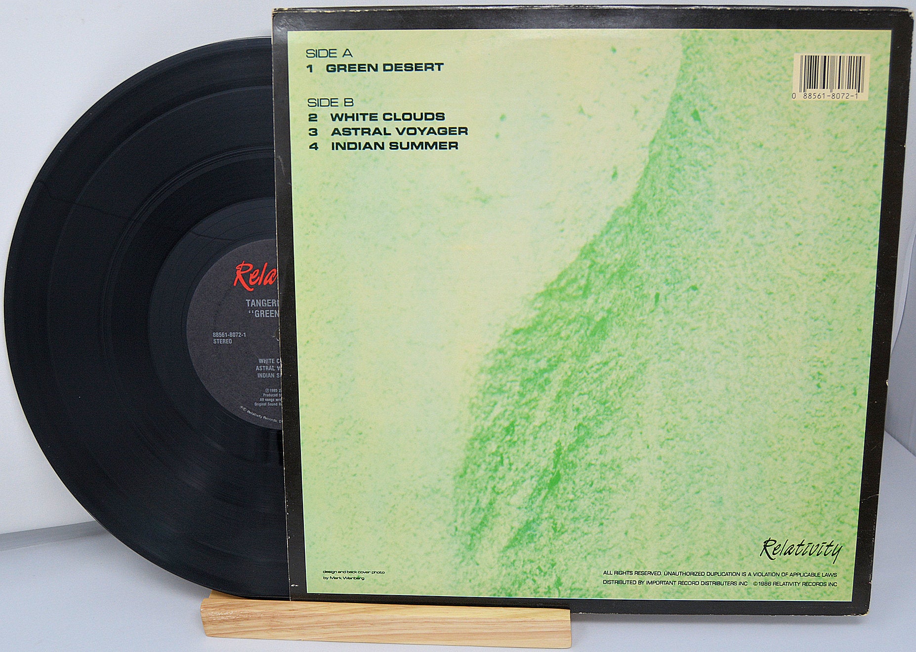 Tangerine Dream Green Desert, Vinyl Record Album LP Joe's Albums