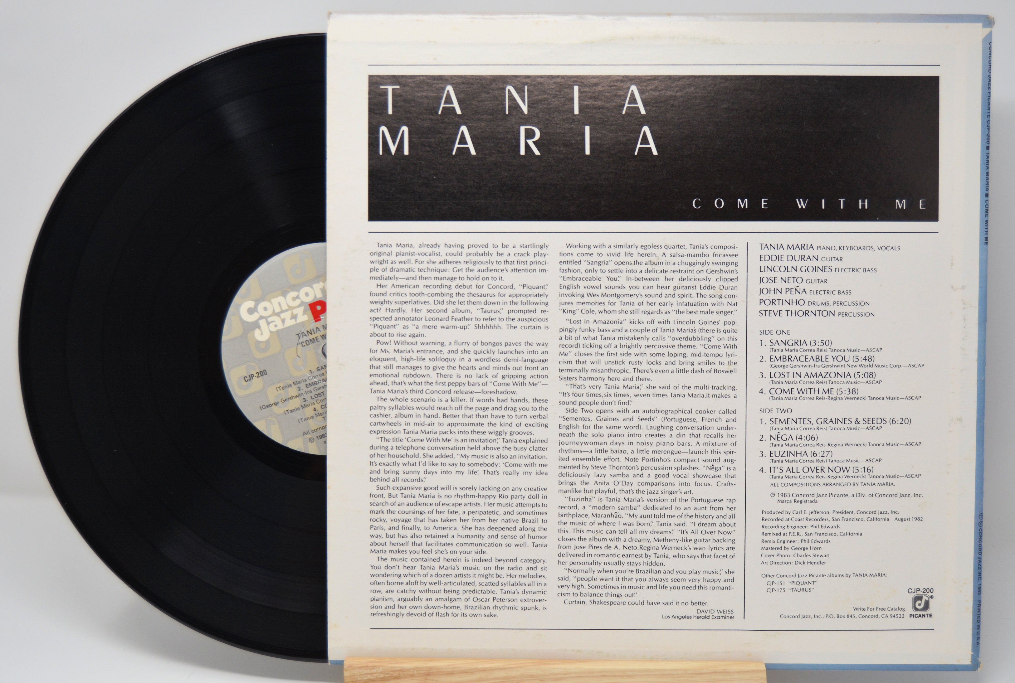 未使用 Tania Maria - Come With Me / レコード TANIA MARIA / COME WITH ME – TICRO MARKET