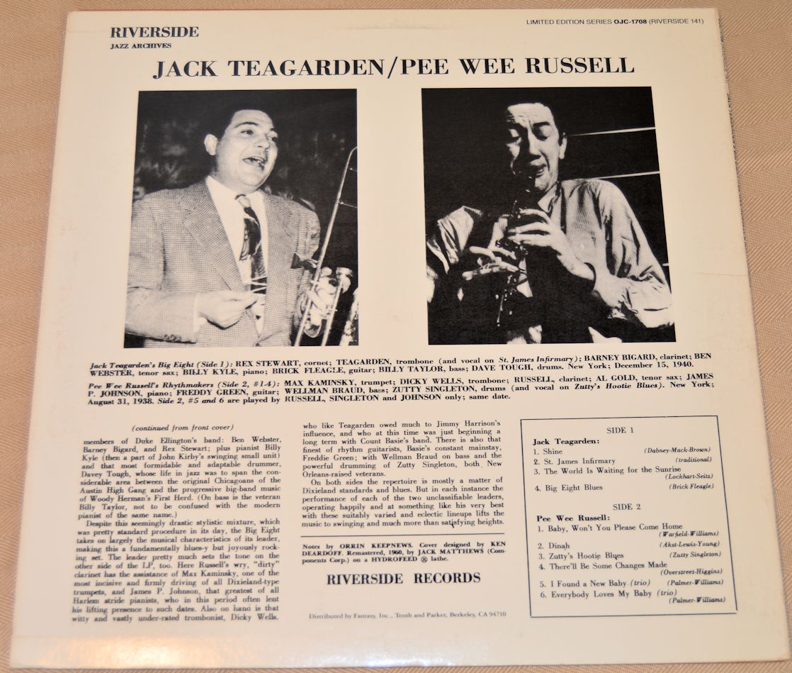 Teagarden, Jack / Russell, Pee - Big Eight / Rhythmakers