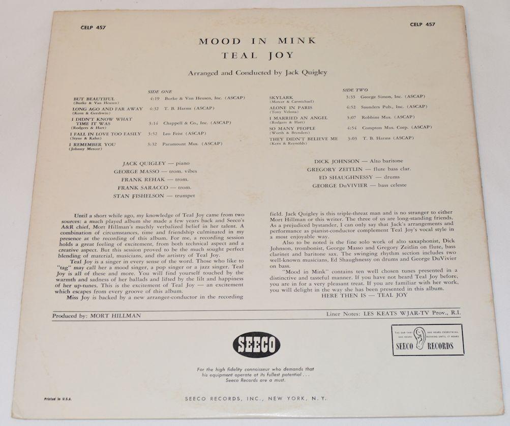 Joy, Teal - Mood In Mink