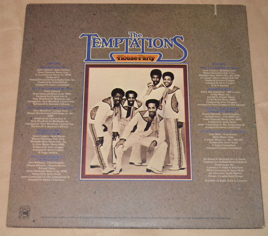 Temptations, The - House Party