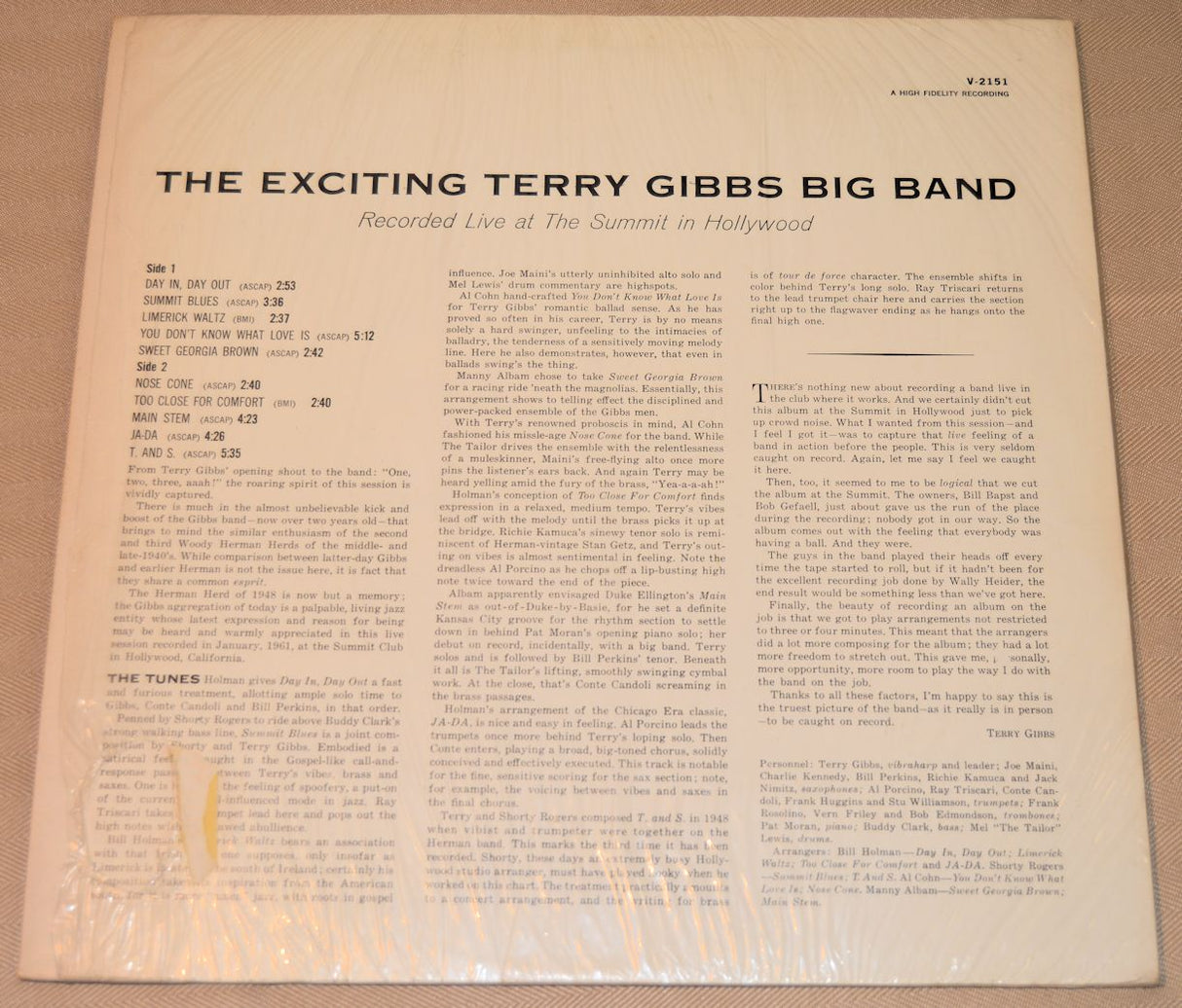 Gibbs, Terry - Live At The Summit In Hollywood