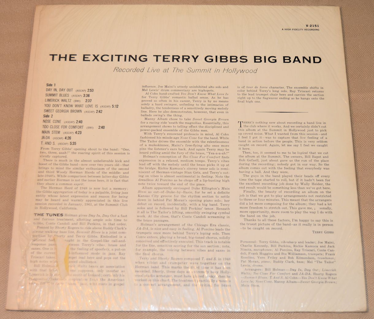 Gibbs, Terry - Live At The Summit In Hollywood