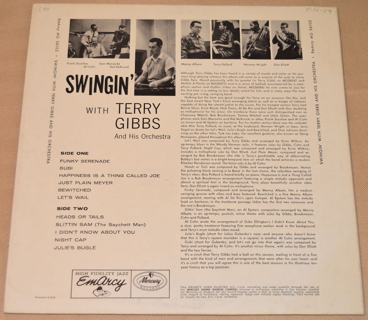 Gibbs, Terry - Swingin'