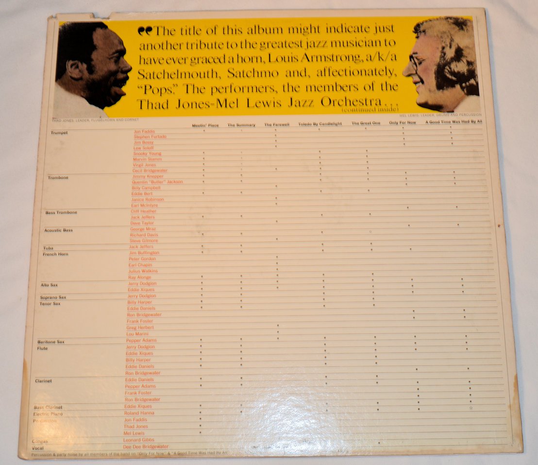 Jones, Thad - Suite For Pops