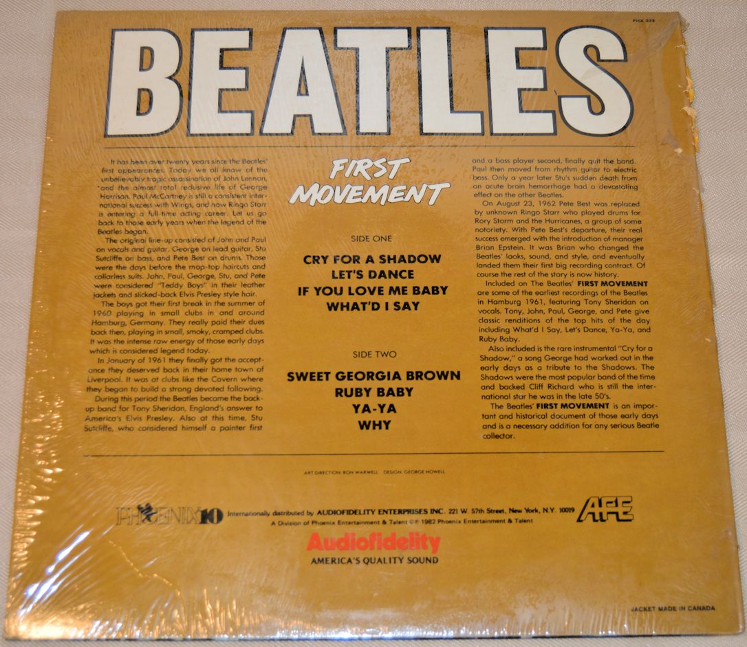 Beatles, The - First Movement