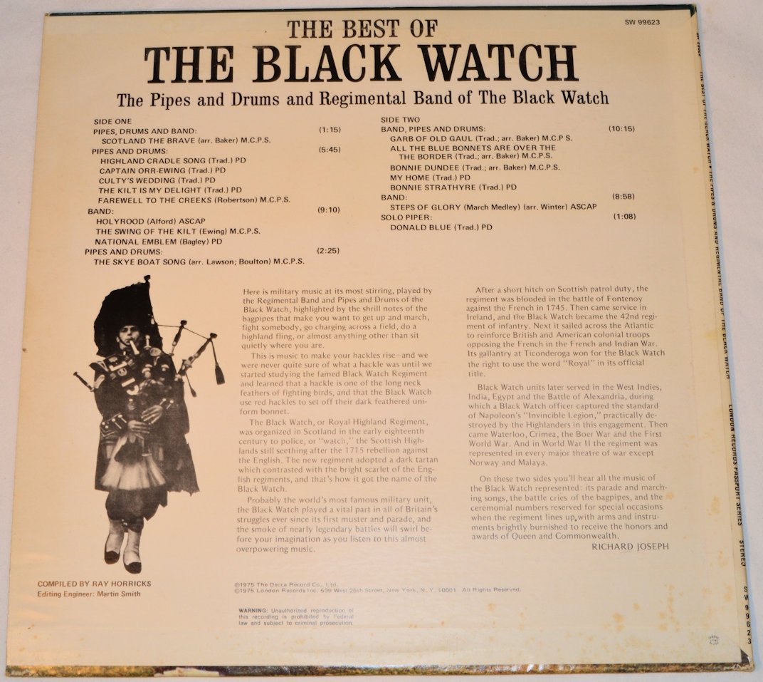 Miscellaneous - Best Of The Black Watch