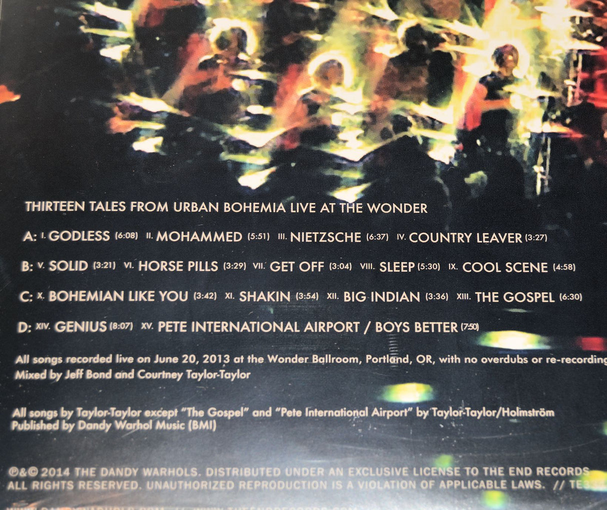Dandy Warhols - Thirteen Tales Live