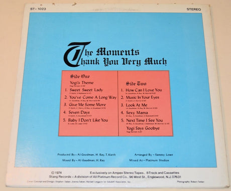 Moments, The - Those Sexy Moments