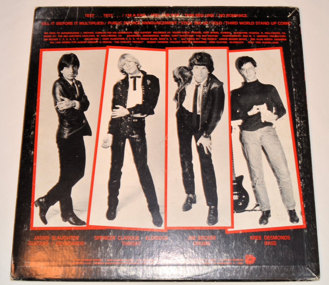 Panics, The - Push The Button