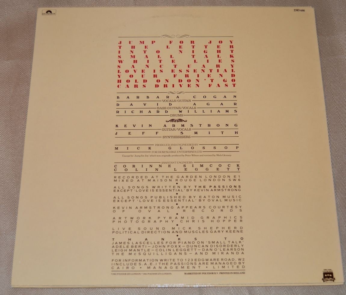 Passions, The - Sanctuary