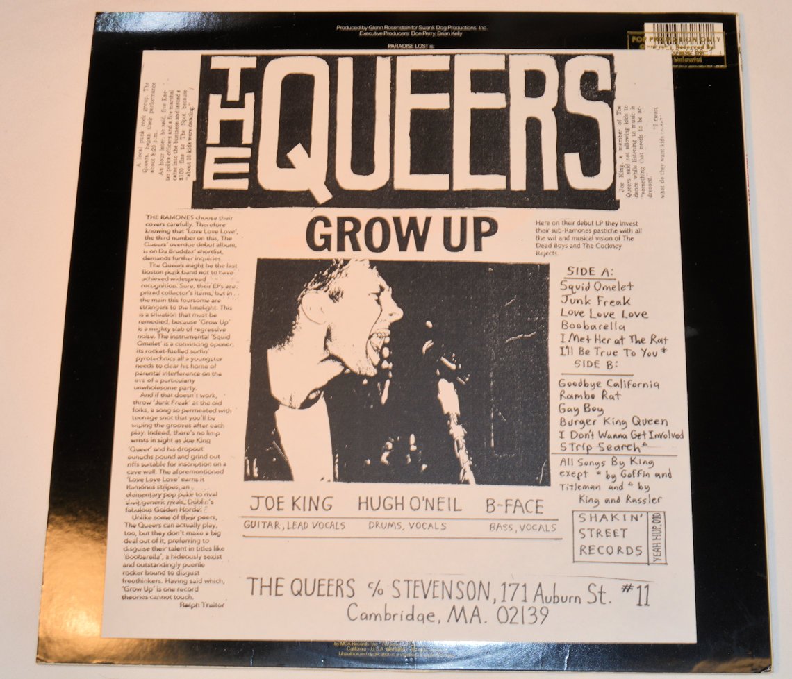 Queers, The - Grow Up