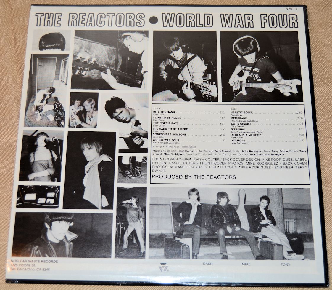 洋楽 WW4 THE REACTORS - WORLD WAR FOUR punk Reactors, The - World War Four – Joe's Albums