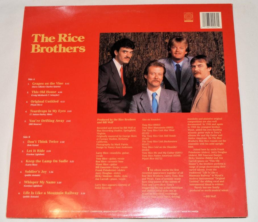 Rice Brothers - Rice Brothers