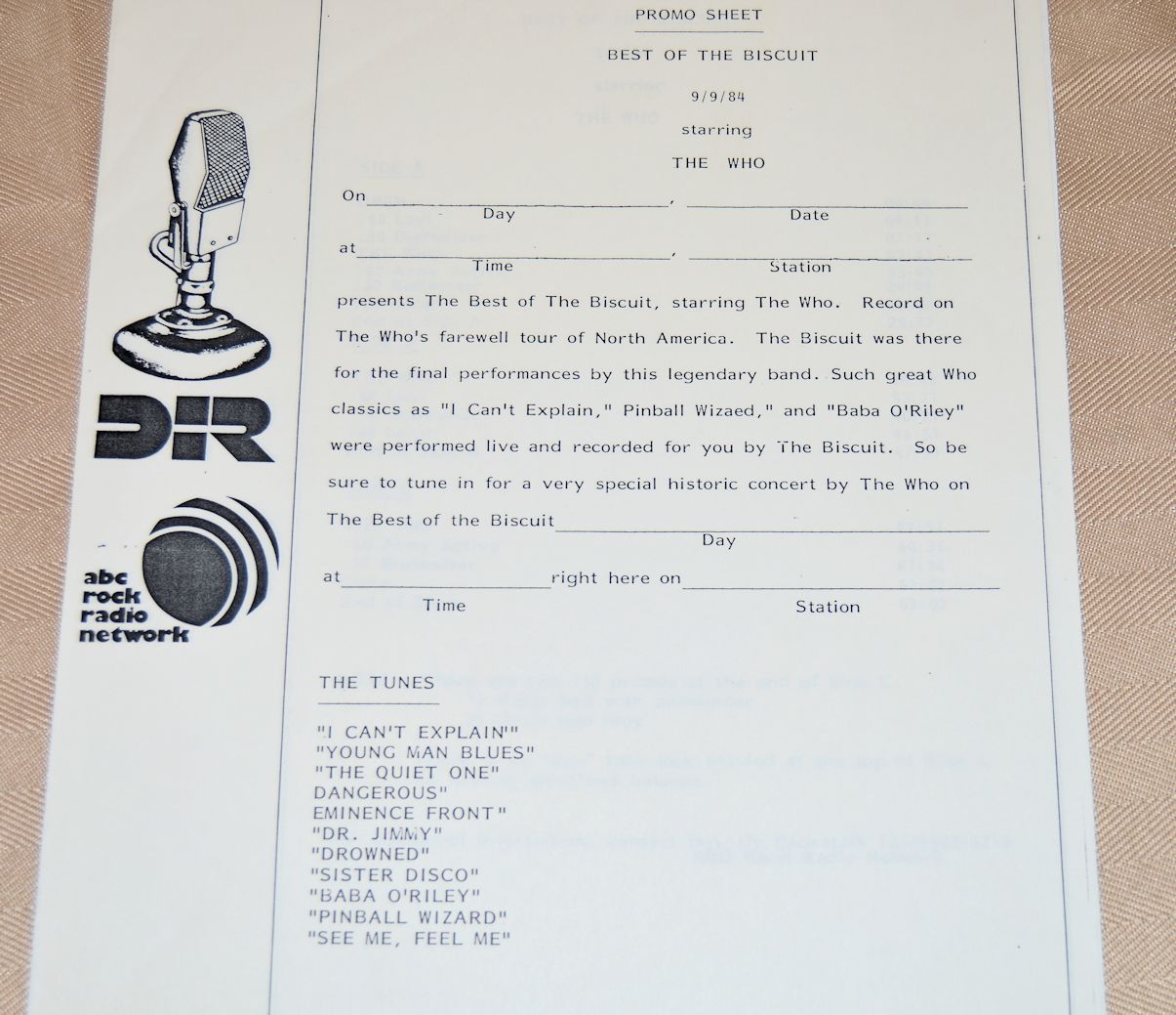 Who, The - King Biscuit