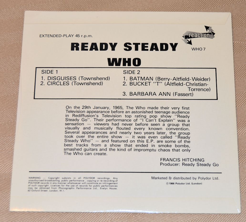 Who, The - Ready Steady