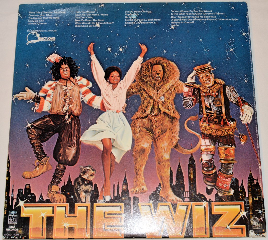 Soundtrack - The Wiz, Vinyl Record 2LP, Michael Jackson, Diana