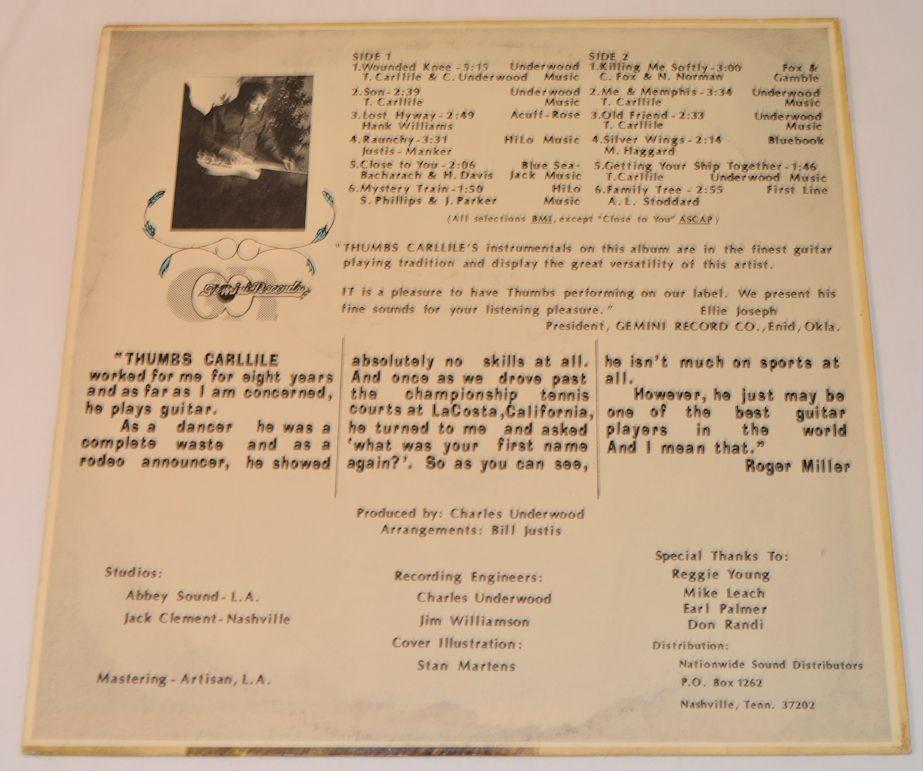 Carlile, Thumbs - On His Own