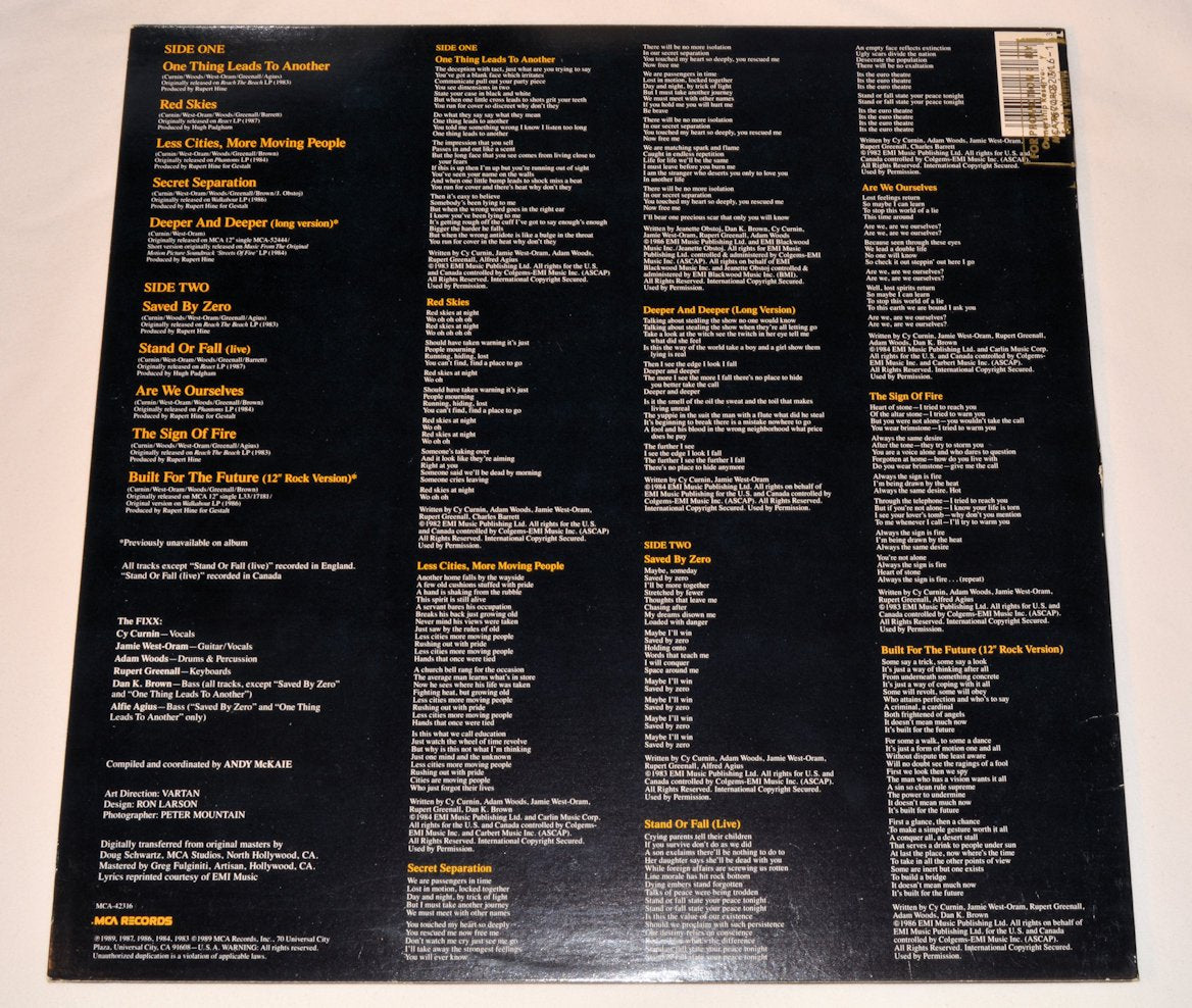 Fixx, The - Greatest Hits