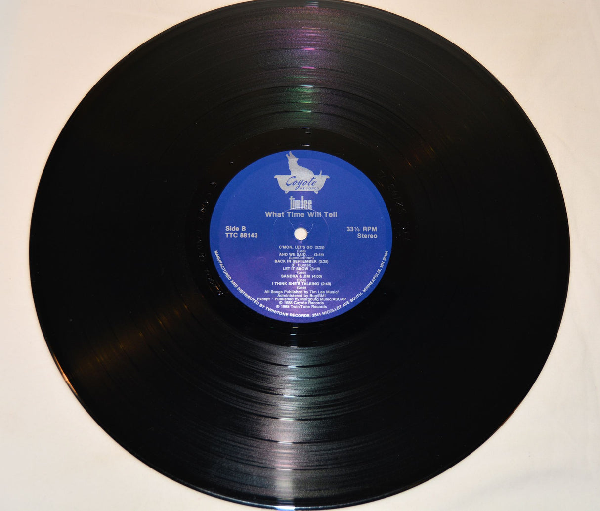 Lee, Tim - What Time Will Tell