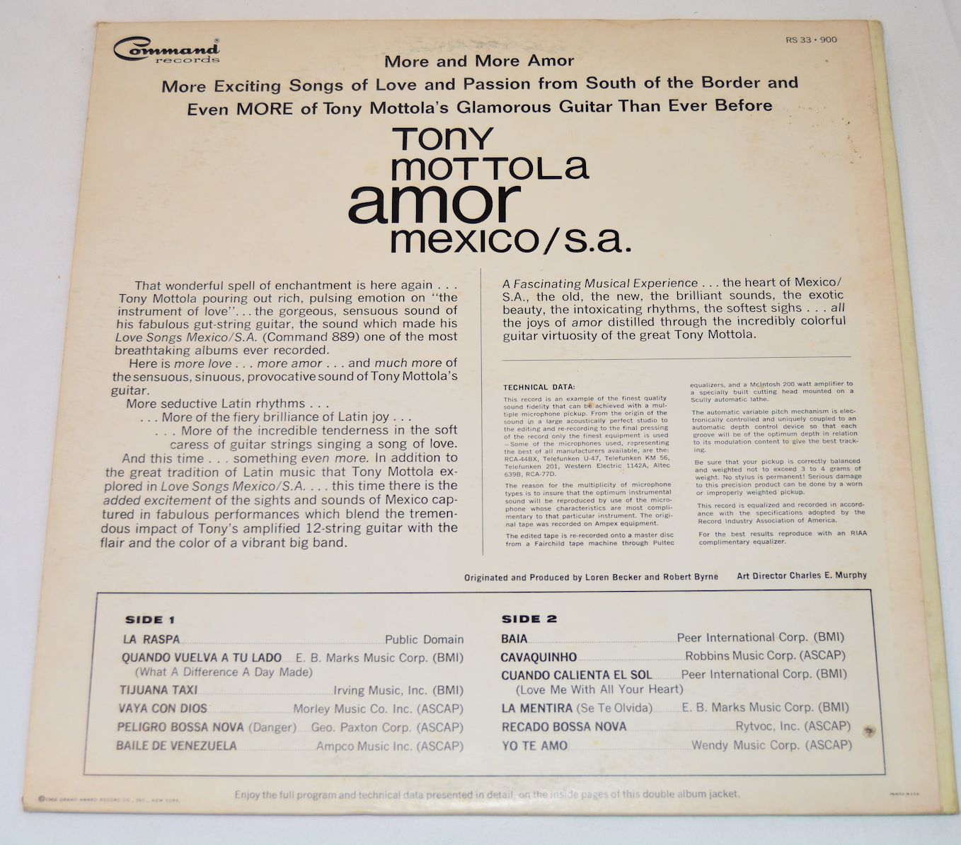 Mottola, Tony - Amor Mexico/S.A.