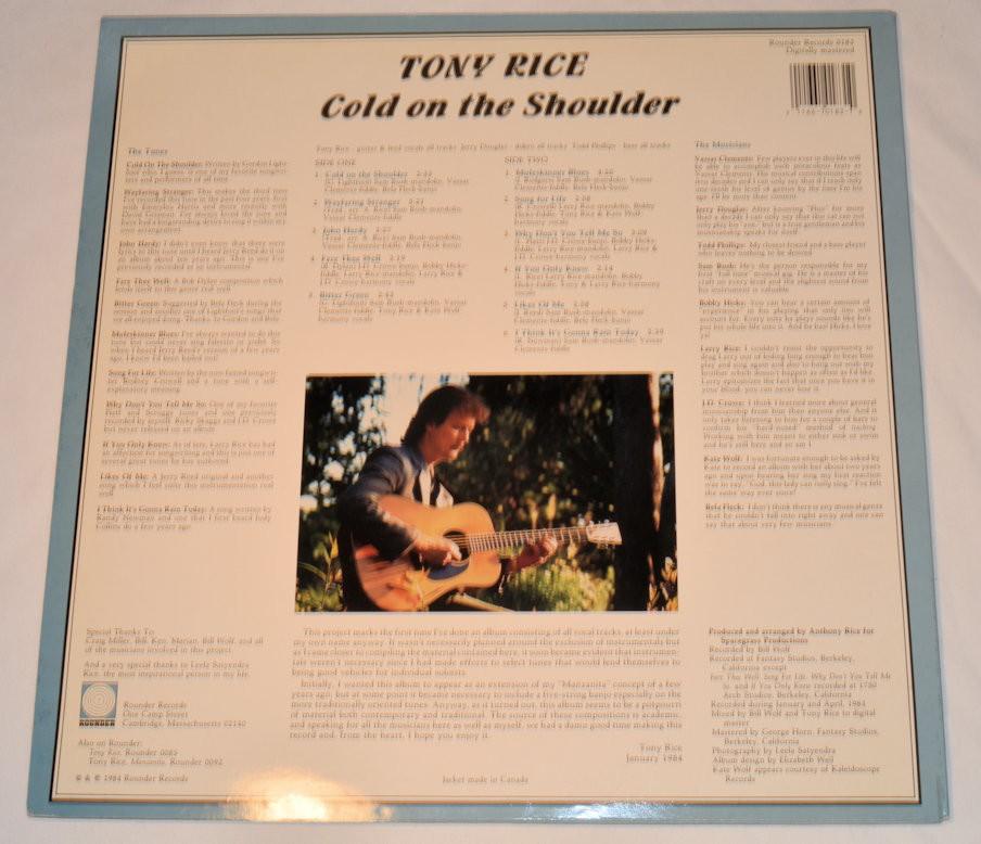 Rice, Tony - Cold On The Shoulder