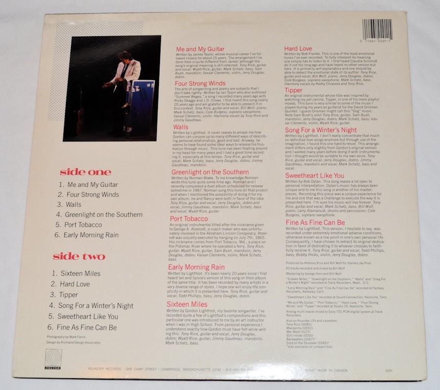 Rice, Tony - Me & My Guitar