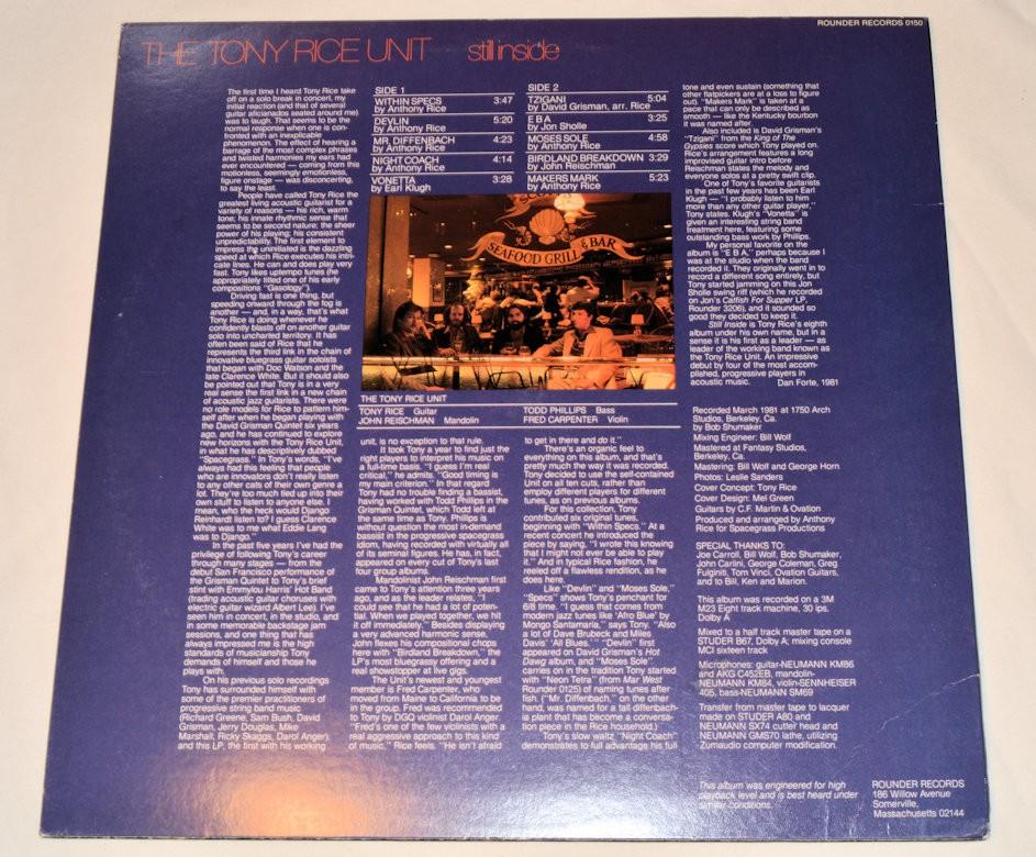 Rice, Tony - Still Inside