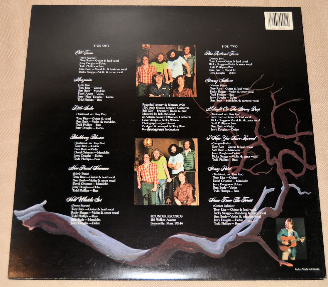 Rice, Tony - Manzanita