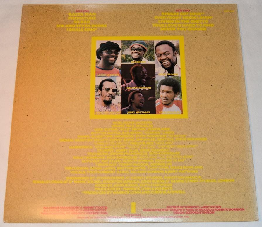 Toots & Maytals - Reggae Got Soul