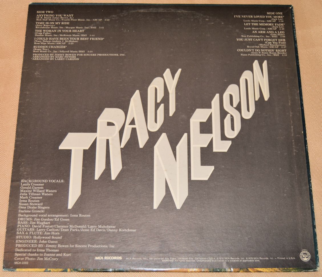 Nelson, Tracy - Time Is On My Side