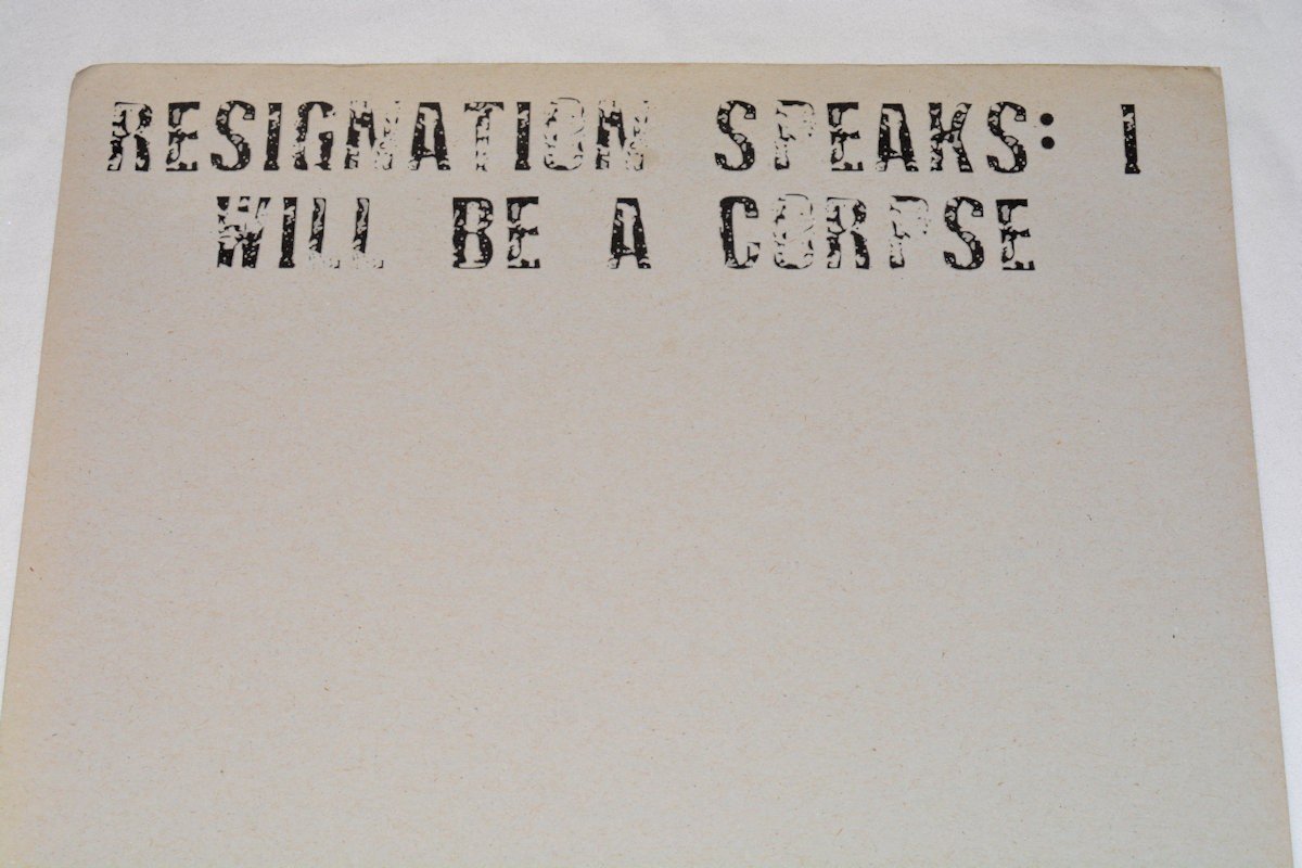 Unison - Resignation