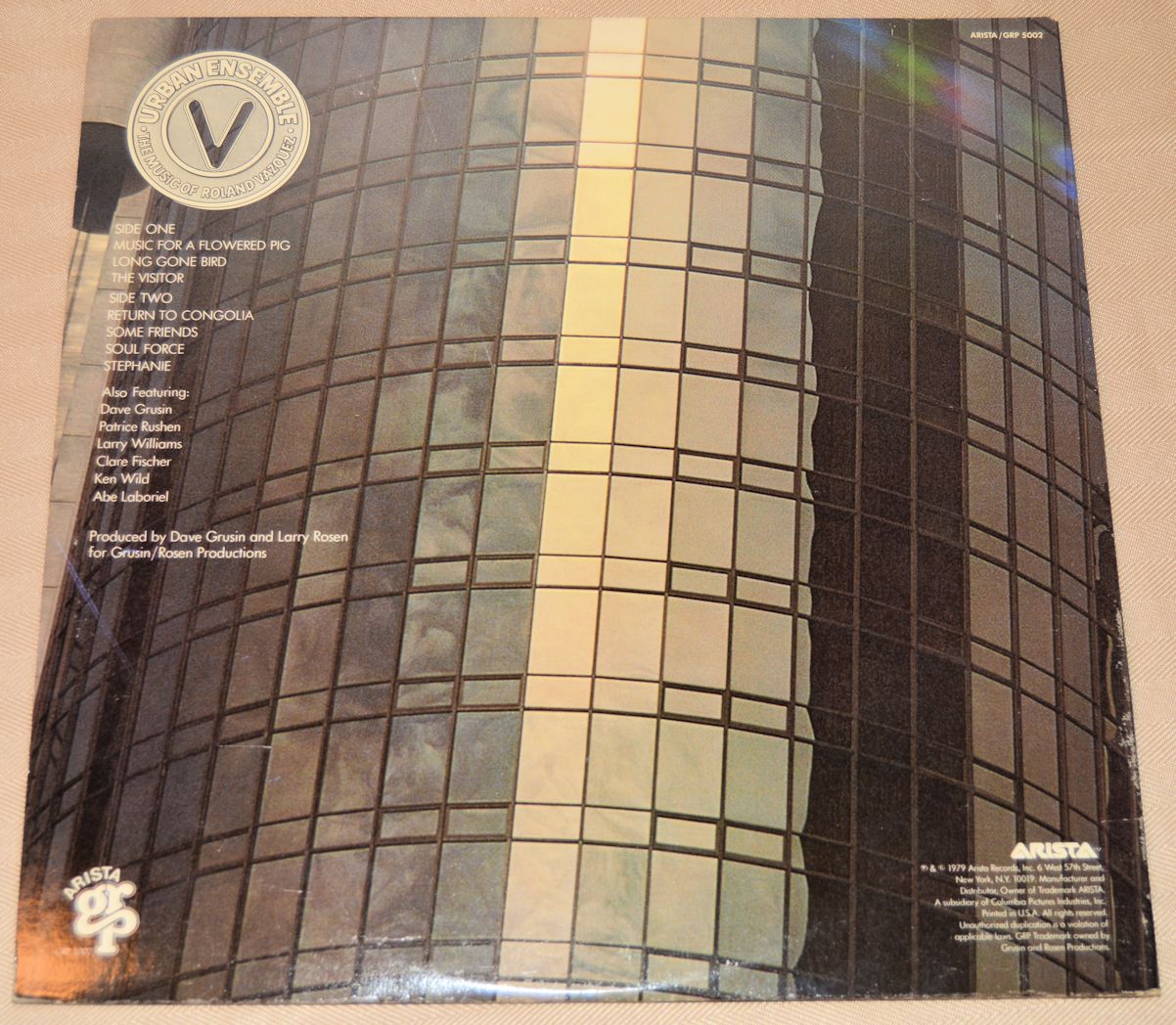 Urban Ensemble - The Music of Roland Vazquez