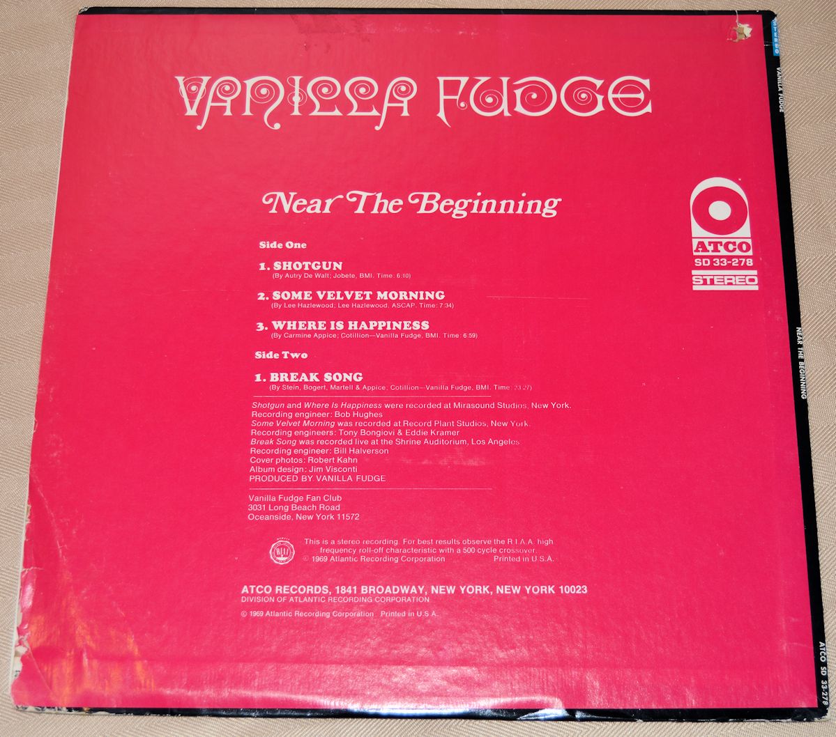 Vanilla Fudge - Near The Beginning