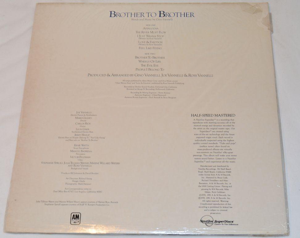 Vannelli, Gino - Brother Super Discs