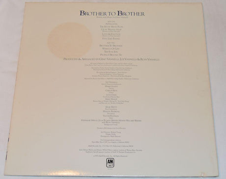 Vannelli, Gino - Brother To Brother