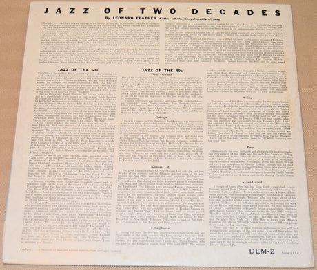 Various - Jazz Of Two Decades