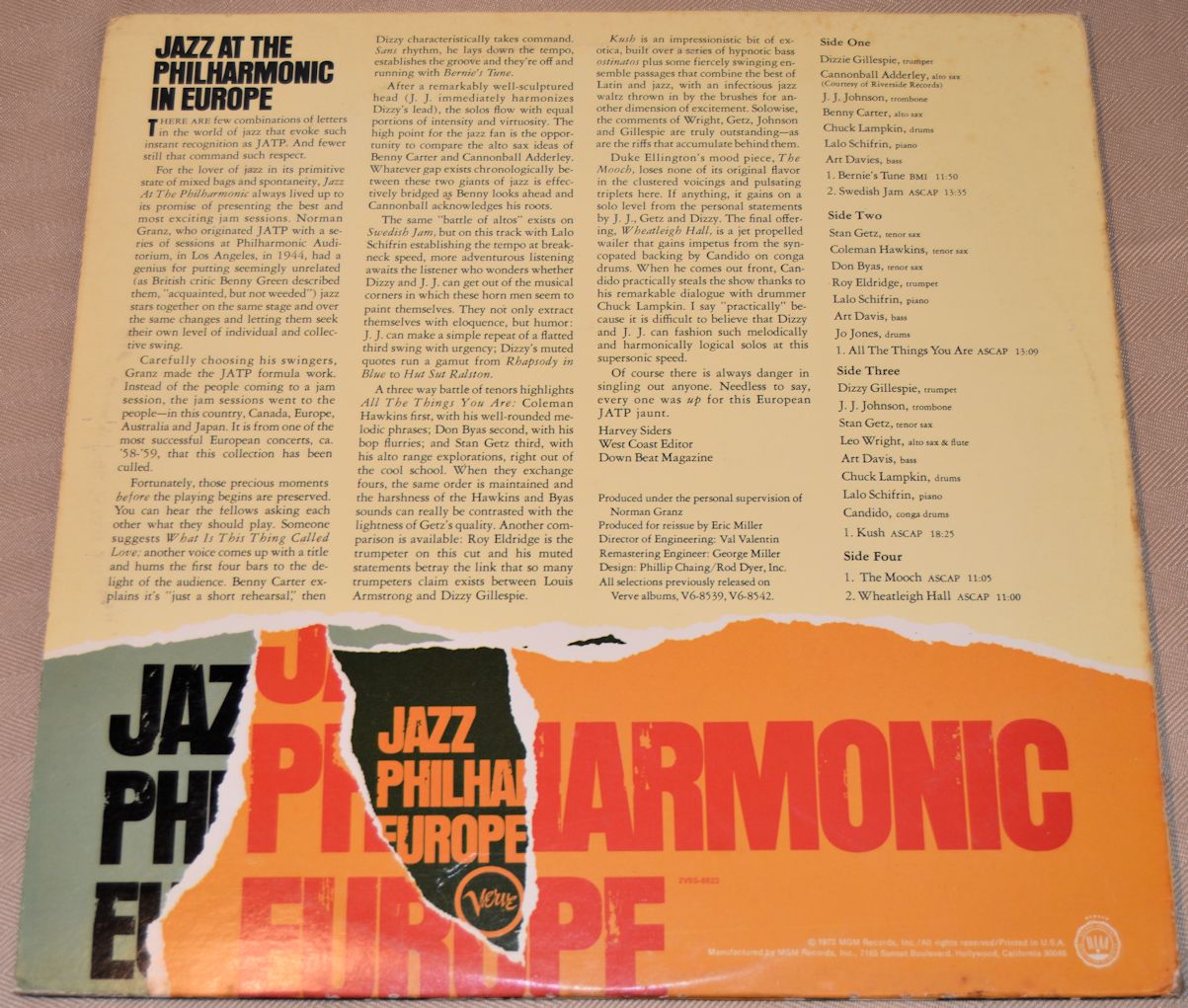 Various - Jazz At The Philharmonic In Europe