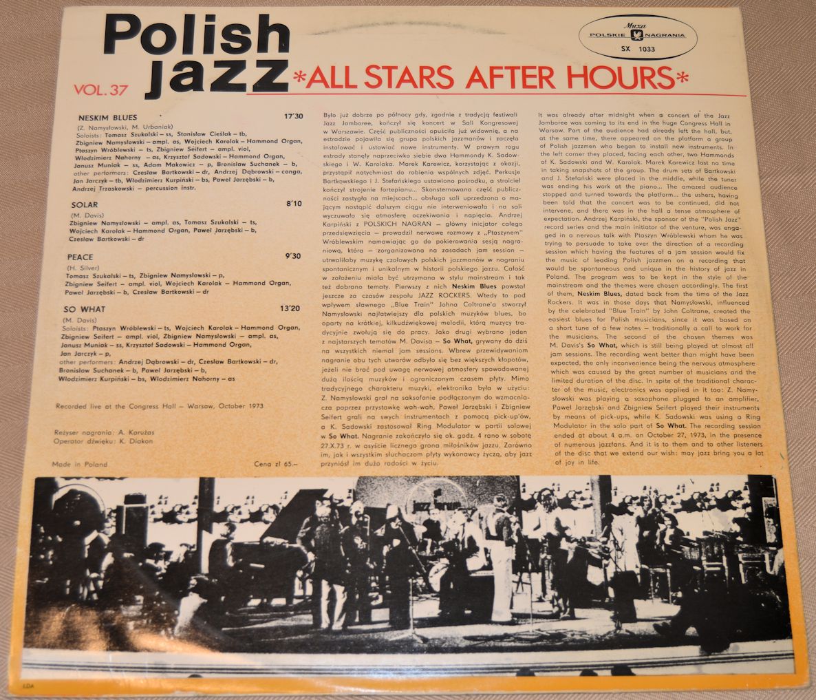 Various - Polish Jazz After Hours Vol. 37