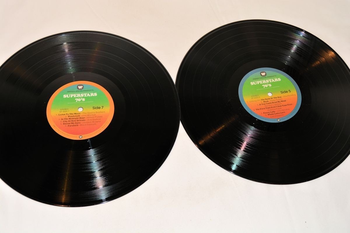 Various - Superstars Of The 70s, Vinyl Record 4LP Compilation