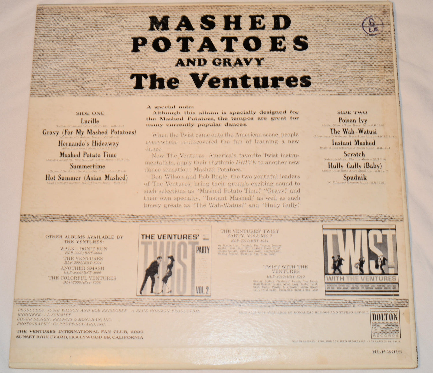 Ventures, The - Mashed Potatoes