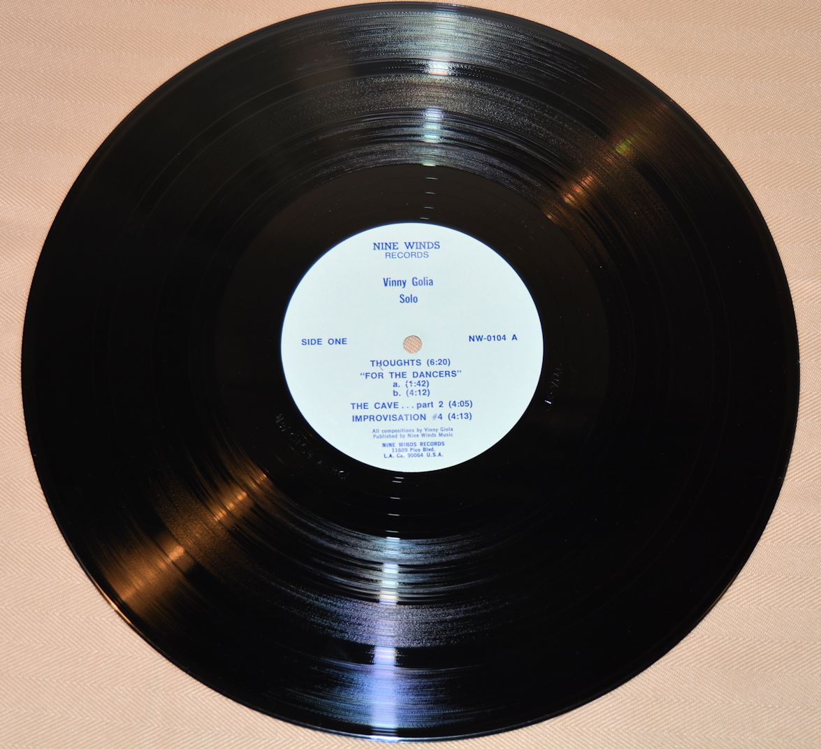 Golia, Vinny - Solo